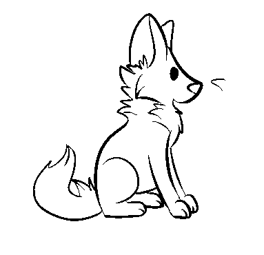 Adoptable Fox Lineart