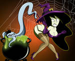 Halloween Shego: The Wedgie by grimphantom