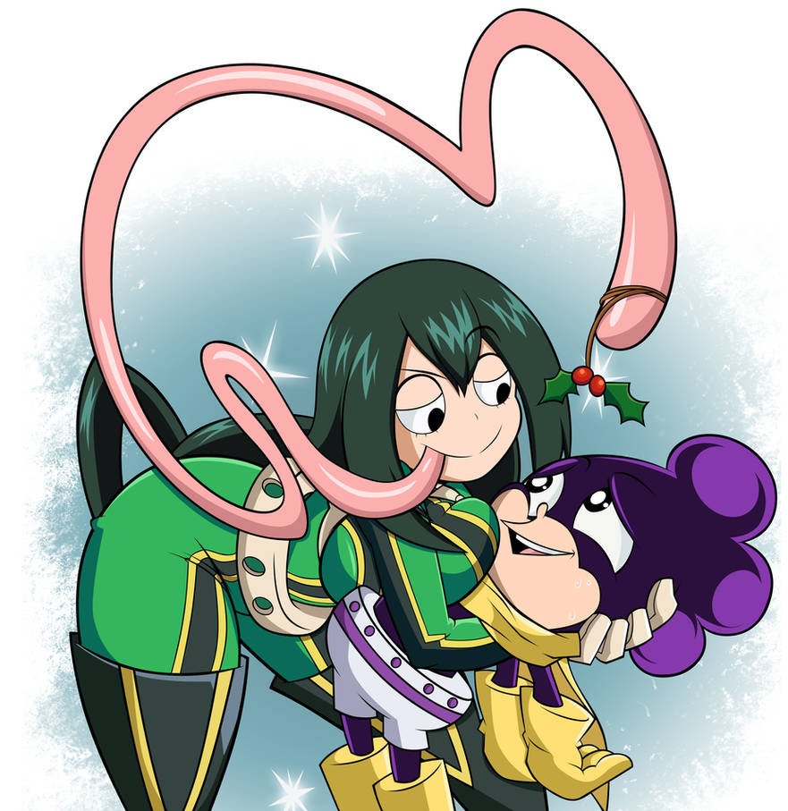 Commission: Christmas Tsuyu and Mineta by grimphantom on DeviantArt.