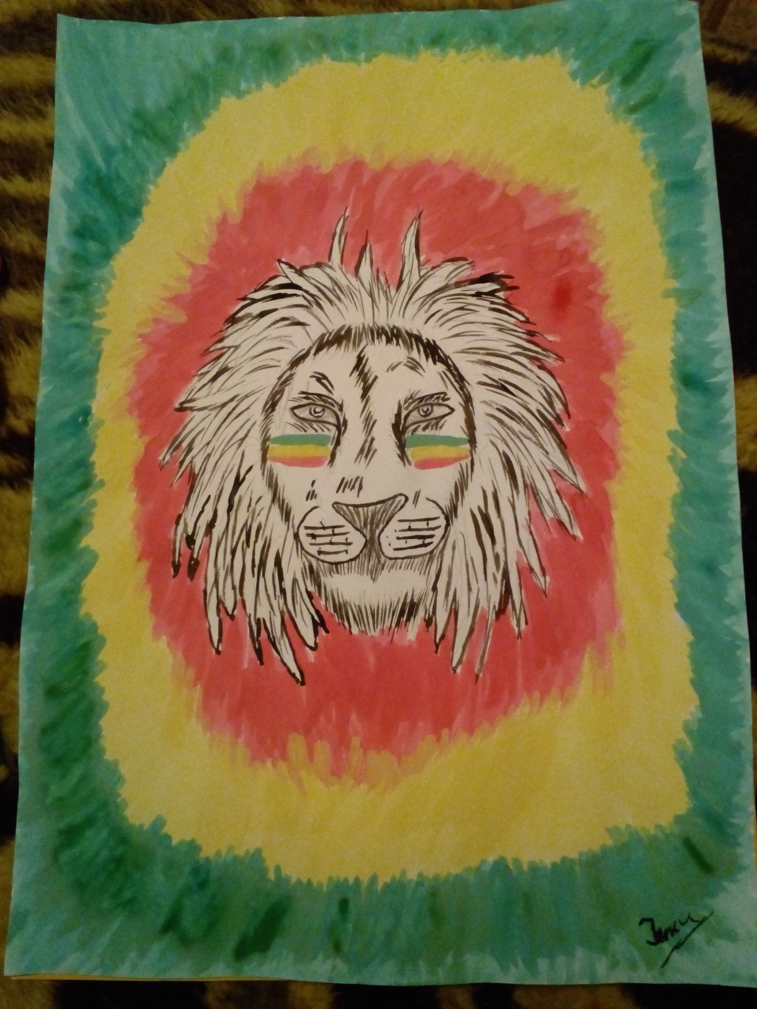 Rasta lion