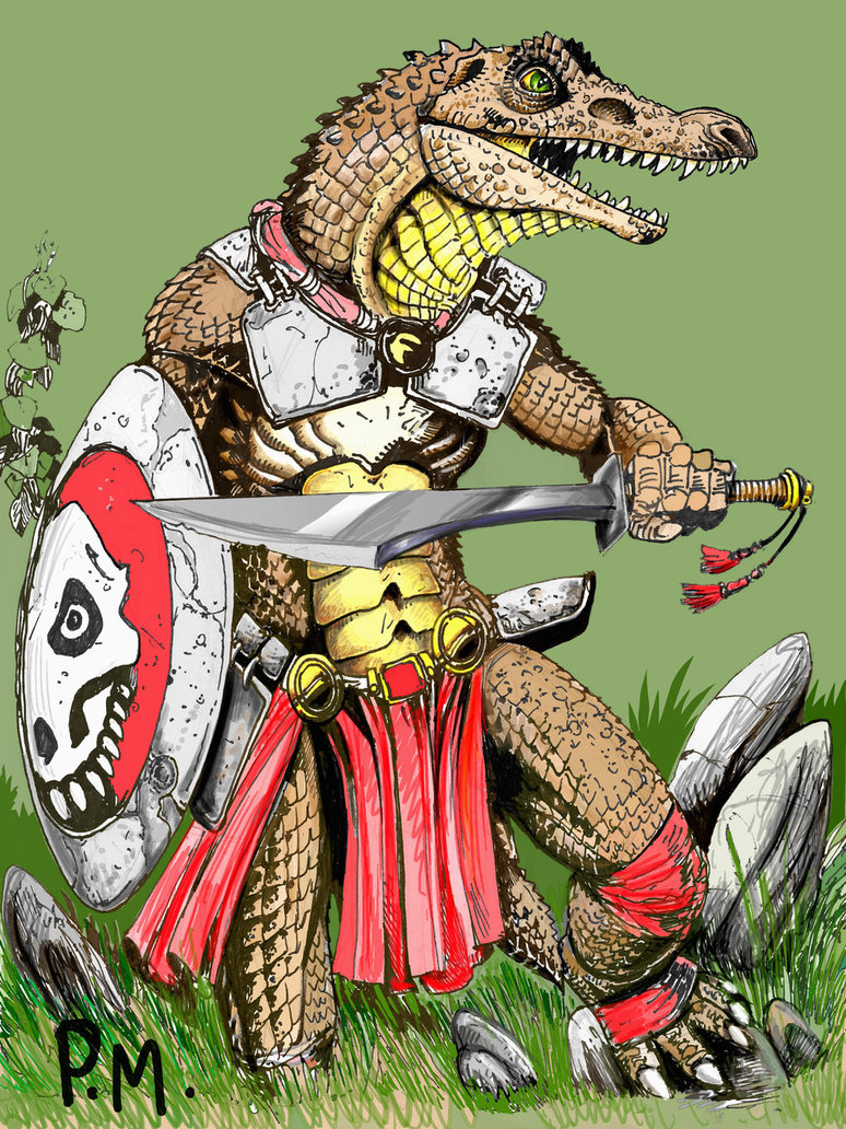 [PSX] Fan Art Legend -  Gator Warrior