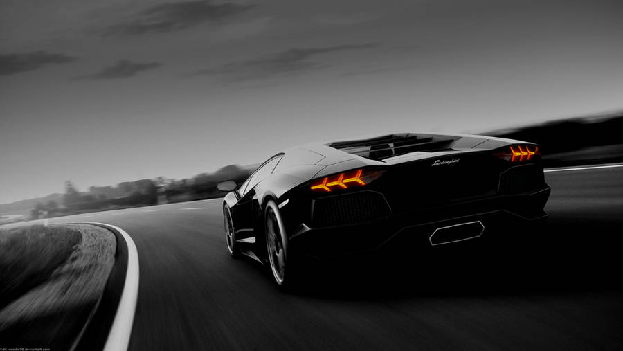 Lambo Aventador HD Wallpaper (edit) by noodle98