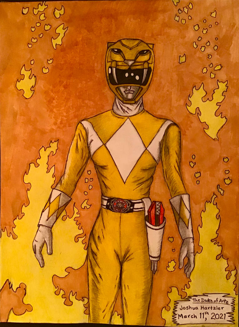 The Yellow Ranger by Hartzler35 on DeviantArt