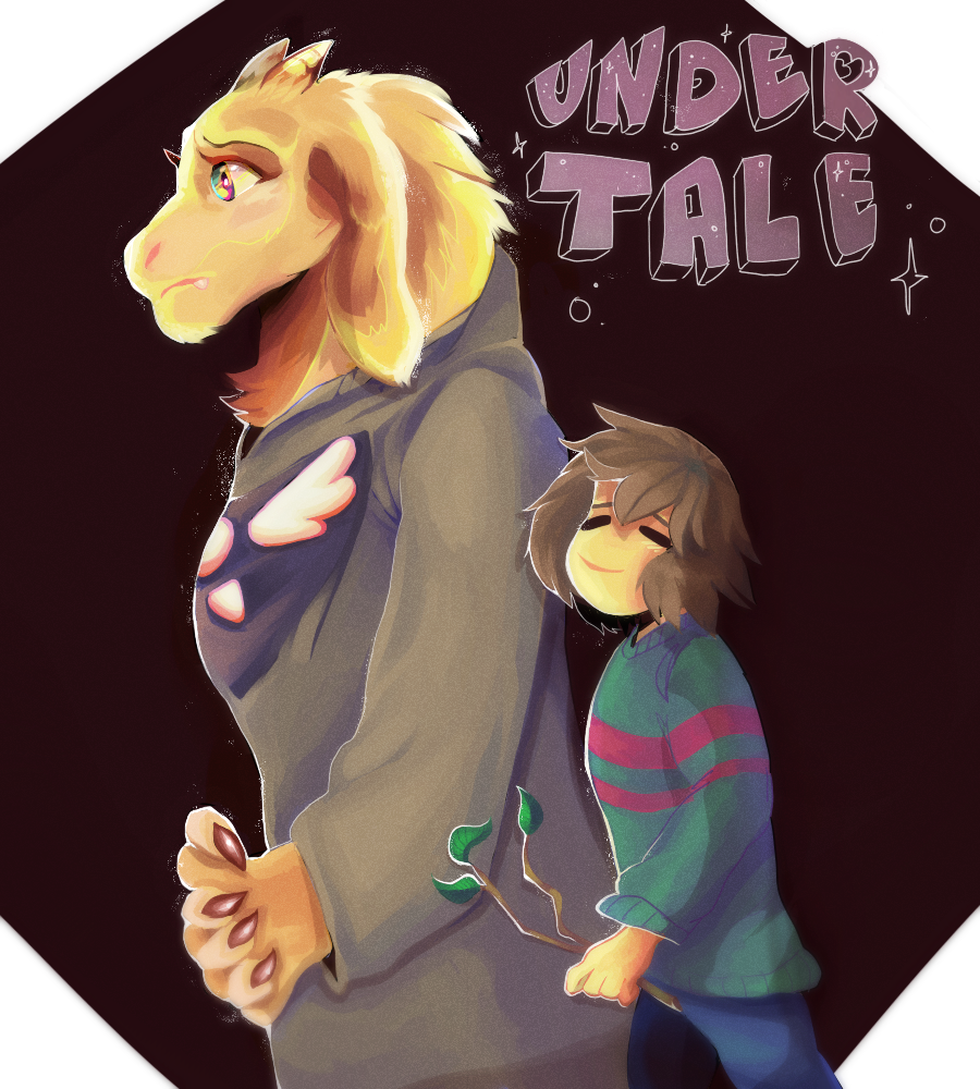 frisk and goat mom