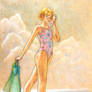 Uma with the seashell