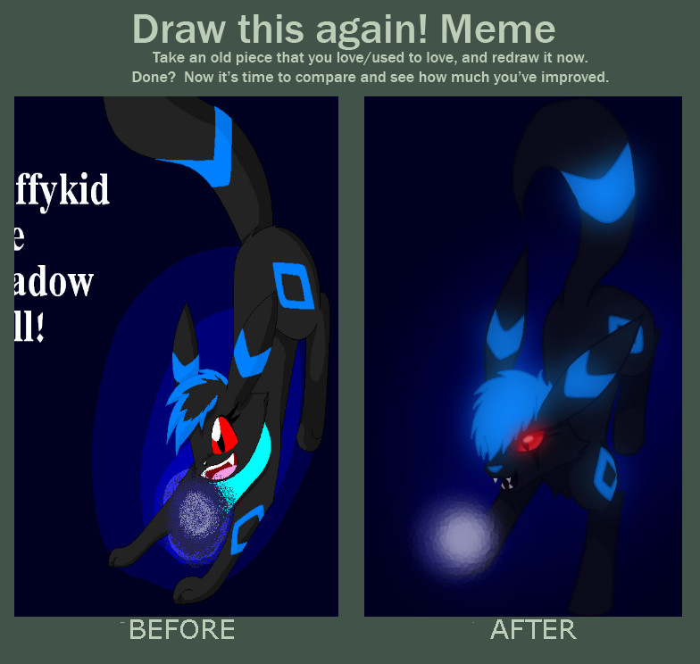 Before and After! Use Shadow Ball