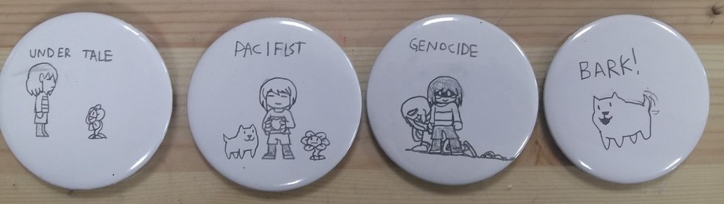 The Buttons (Badges) of Undertale by hansungkee on DeviantArt