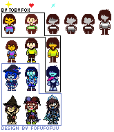 Toby fox's Humans + Lightner and Darkner by hansungkee on DeviantArt