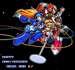 Mega Man X Legacy Collection(Soundtrack pixel art)