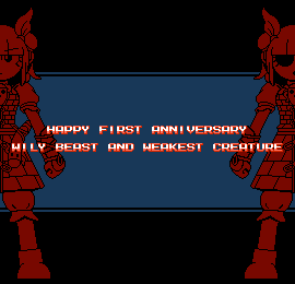 Happy anniversary Wily Beast and Weakest Creature!