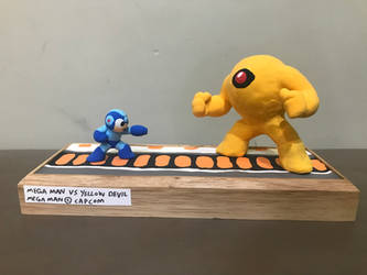 Clay made Mini : Megaman vs Yellow Devil
