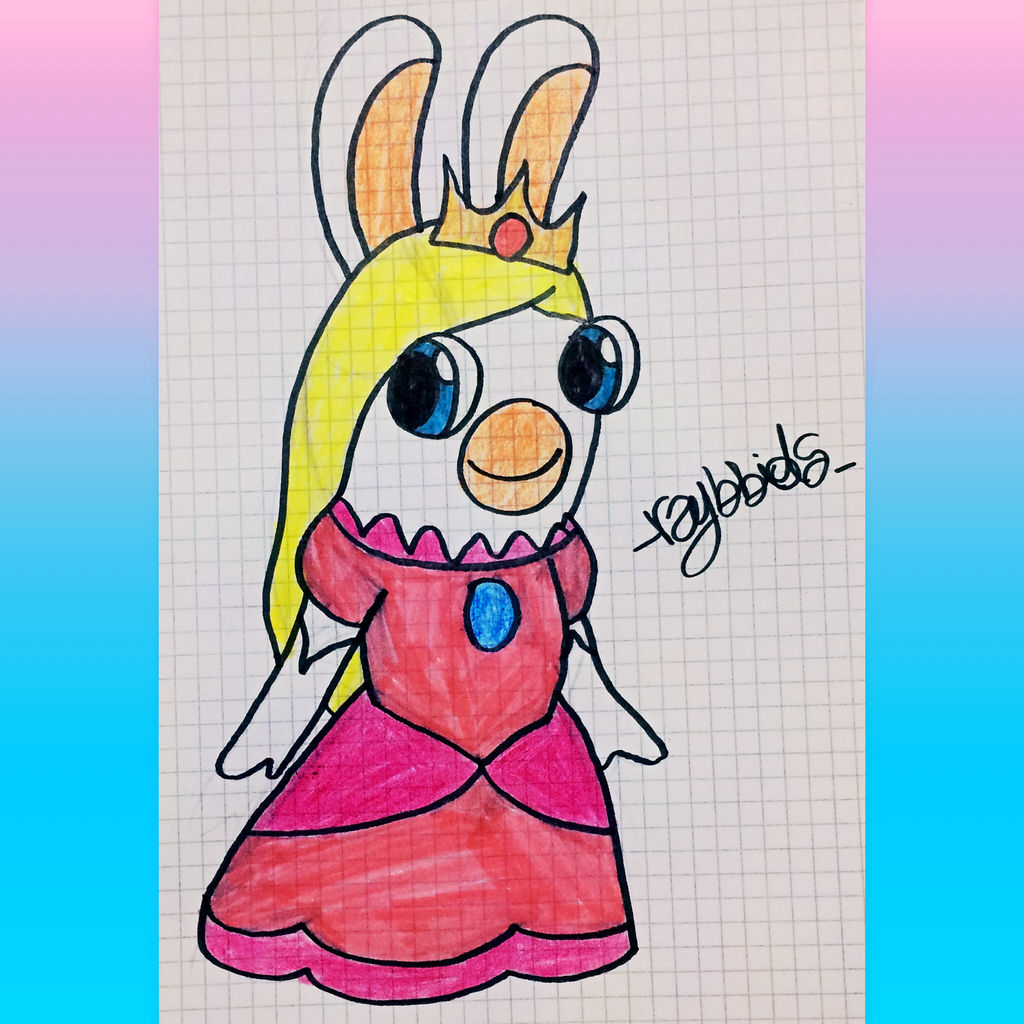 Primcess Peach Rabbid Princess Peach in Rabbid version by raybbids on DeviantArt