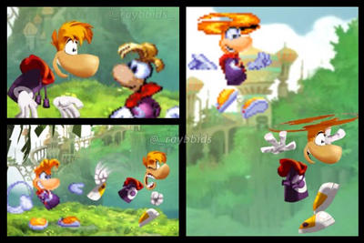 Rayman Origins VS Rayman Classic by raybbids on DeviantArt