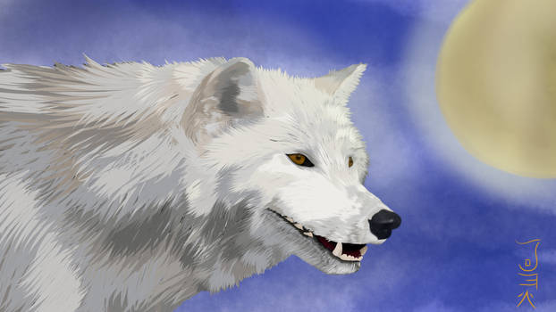 Ghosty wolf