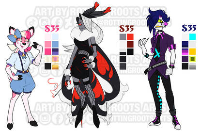 Helluva / Hazbin Adopts Set 2: CLOSED