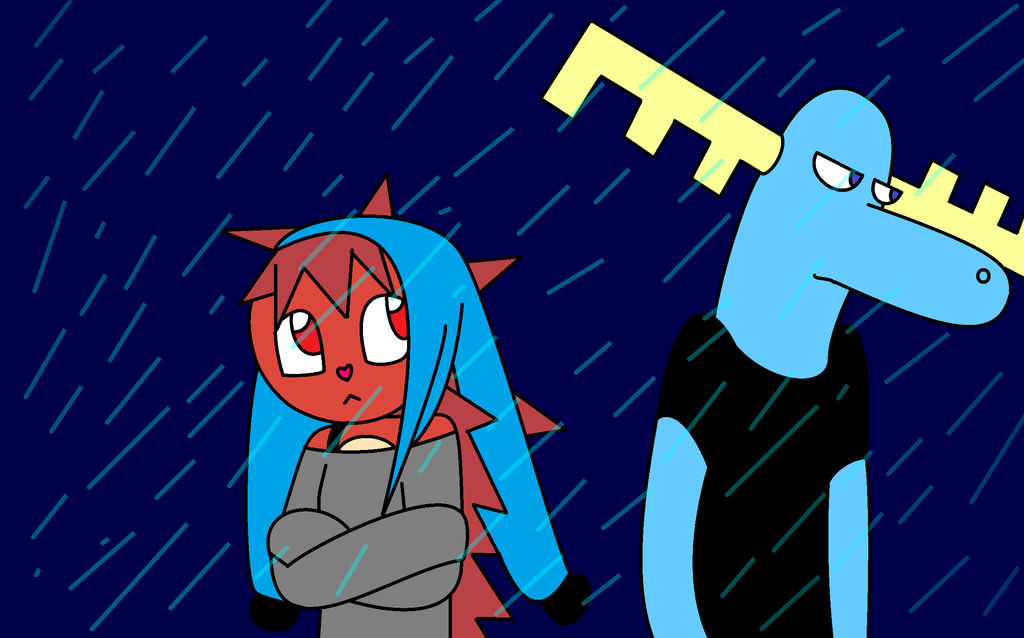 Lumpy y Flaky En La Lluvia by ekis3010 on DeviantArt