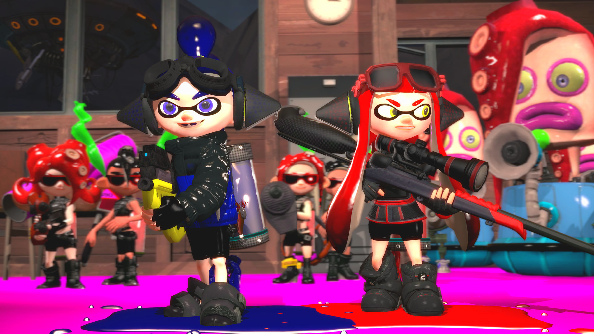 Splatoon Inkling Gmod Surrounded (GMOD Splatoon) by Dark-Blu-Inkling on DeviantArt