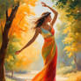 Painting-woman in Nature  (74)