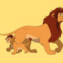 Commission for MotherOfGoat: Simba x Nala Ref