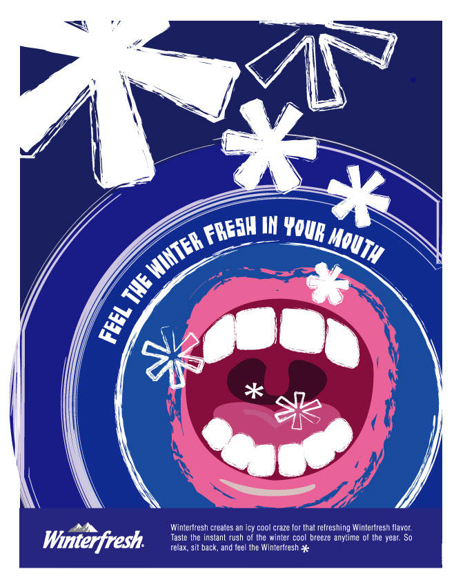 Winter Fresh Ad Series 3 of 4 by wangfordesign on DeviantArt