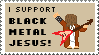 Black Metal Jesus Stamp