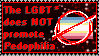 The LGBT does NOT Promote Pedophilia Stamp by Ghiaccio-Frame