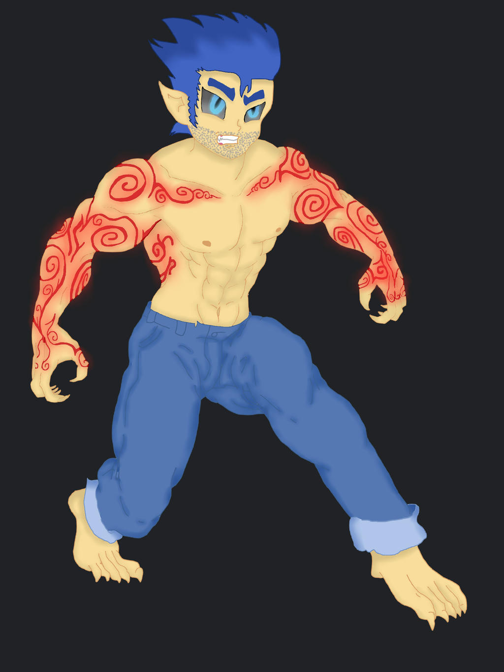 Demon Transformation A demon transformation by Exgal on DeviantArt