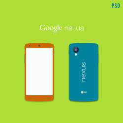 nexus 5 PSD Mockup