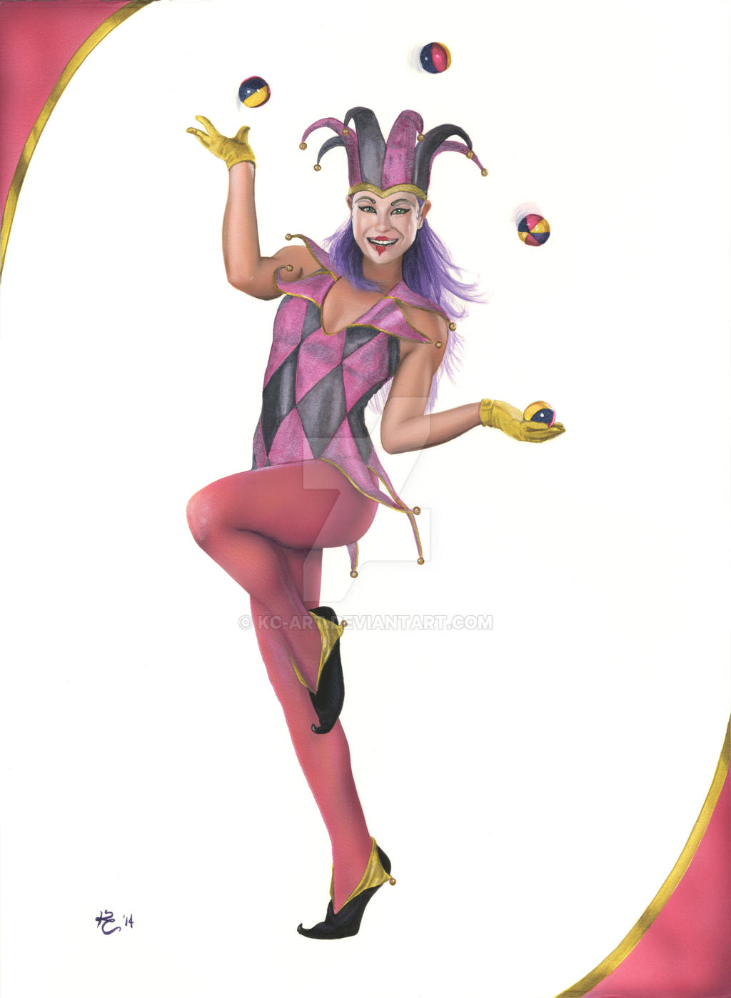 Animation Jester Deviantart Jester by KC-Art on DeviantArt
