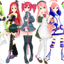 MMD RxNxD Vocaloid And UTAU Collage So Far