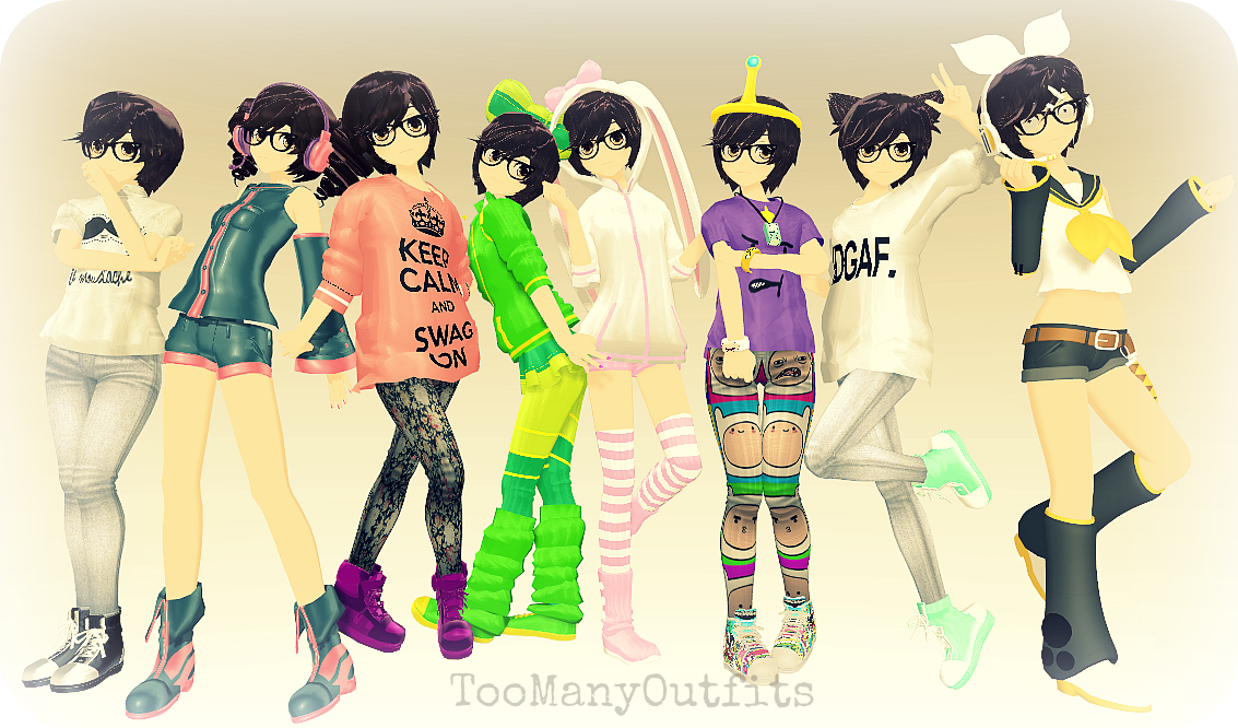 MMD RxNxD Selfy Wardrobe PT1