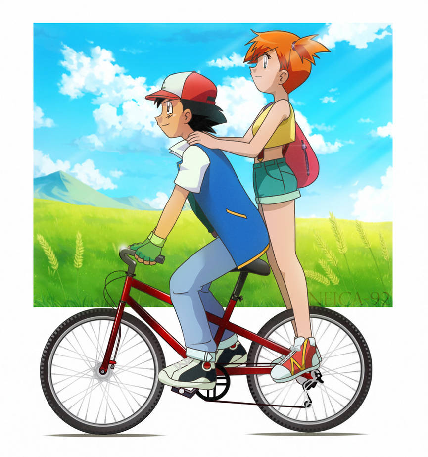 Bike Ride - AshxMisty - Pokeshipping by Neica-92 on DeviantArt
