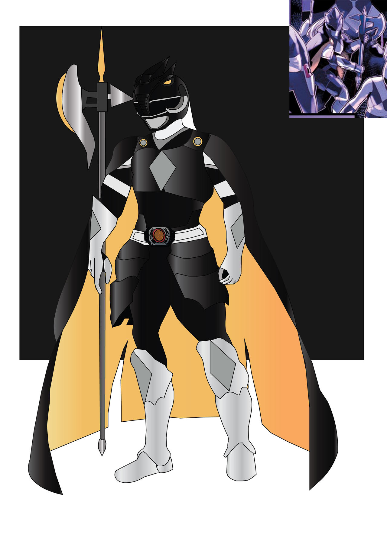 Black Ranger Deviantart Black Knight Ranger by SuperStormRevolution on DeviantArt