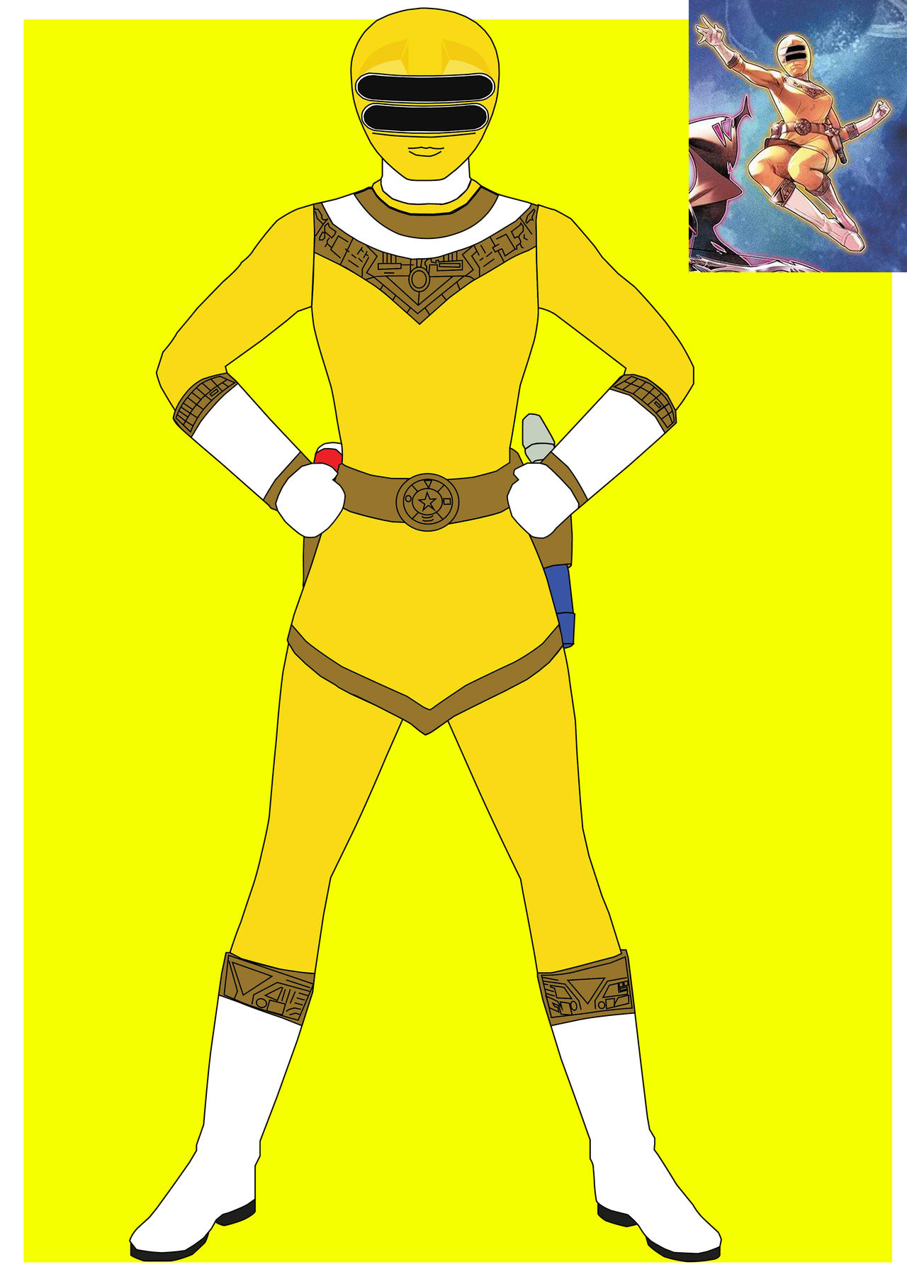 Zeo Ranger II Yellow by SuperStormRevolution on DeviantArt