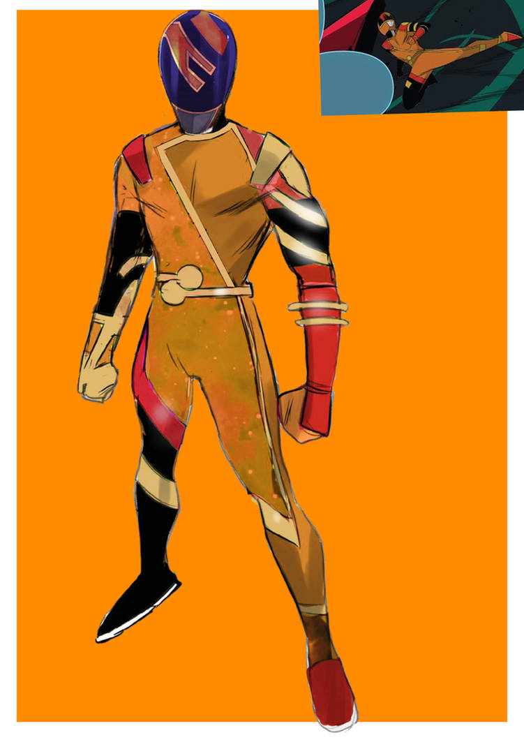 Ancient Orange Solar Ranger by SuperStormRevolution on DeviantArt