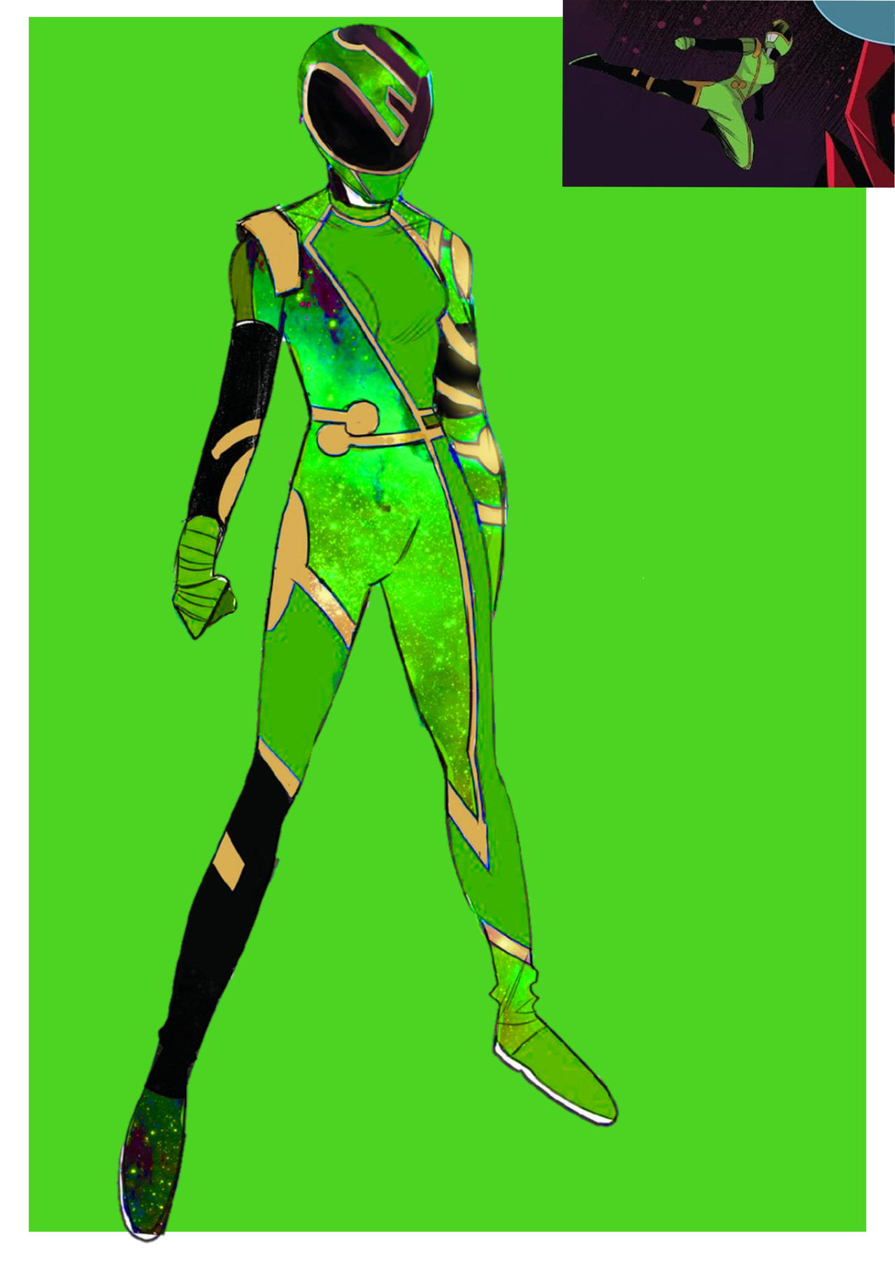 Ancient Lime Solar Ranger by SuperStormRevolution on DeviantArt