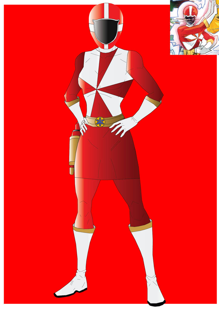 Red Lightspeed Ranger (Female Version) by SuperStormRevolution on ...