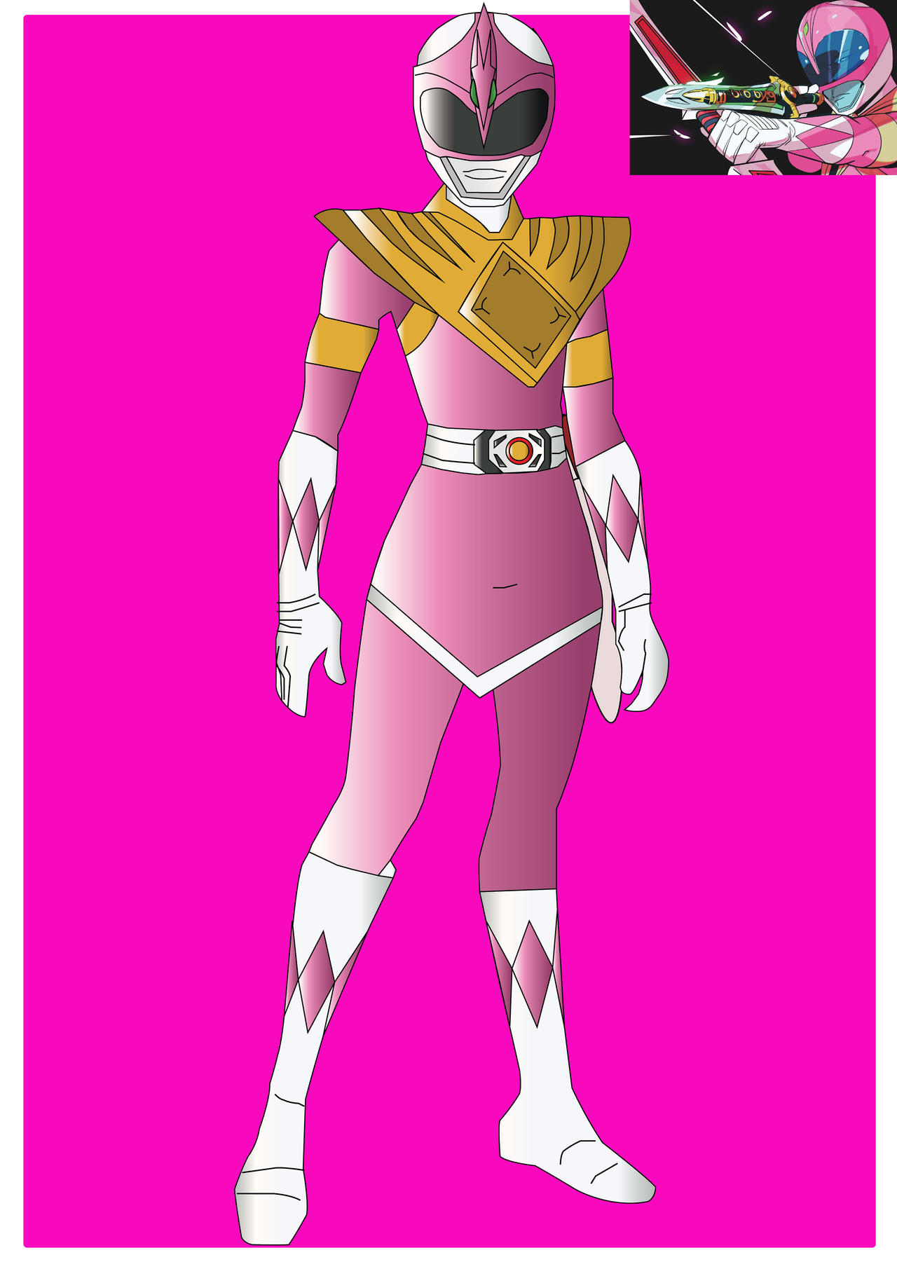 Pink Ranger Mech Mighty Morphin Pink Ranger (Armored) by SuperStormRevolution on DeviantArt