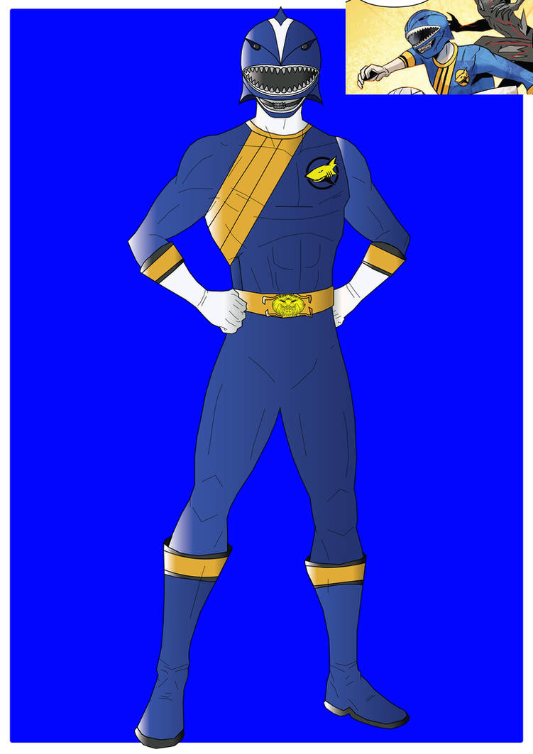 Vul Shark Ranger Blue Wild Force Shark Ranger (Death Ranger) by SuperStormRevolution on ...