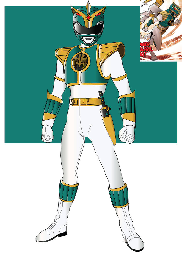 Mighty Morphin Green Ranger (White Light Ranger) by ...