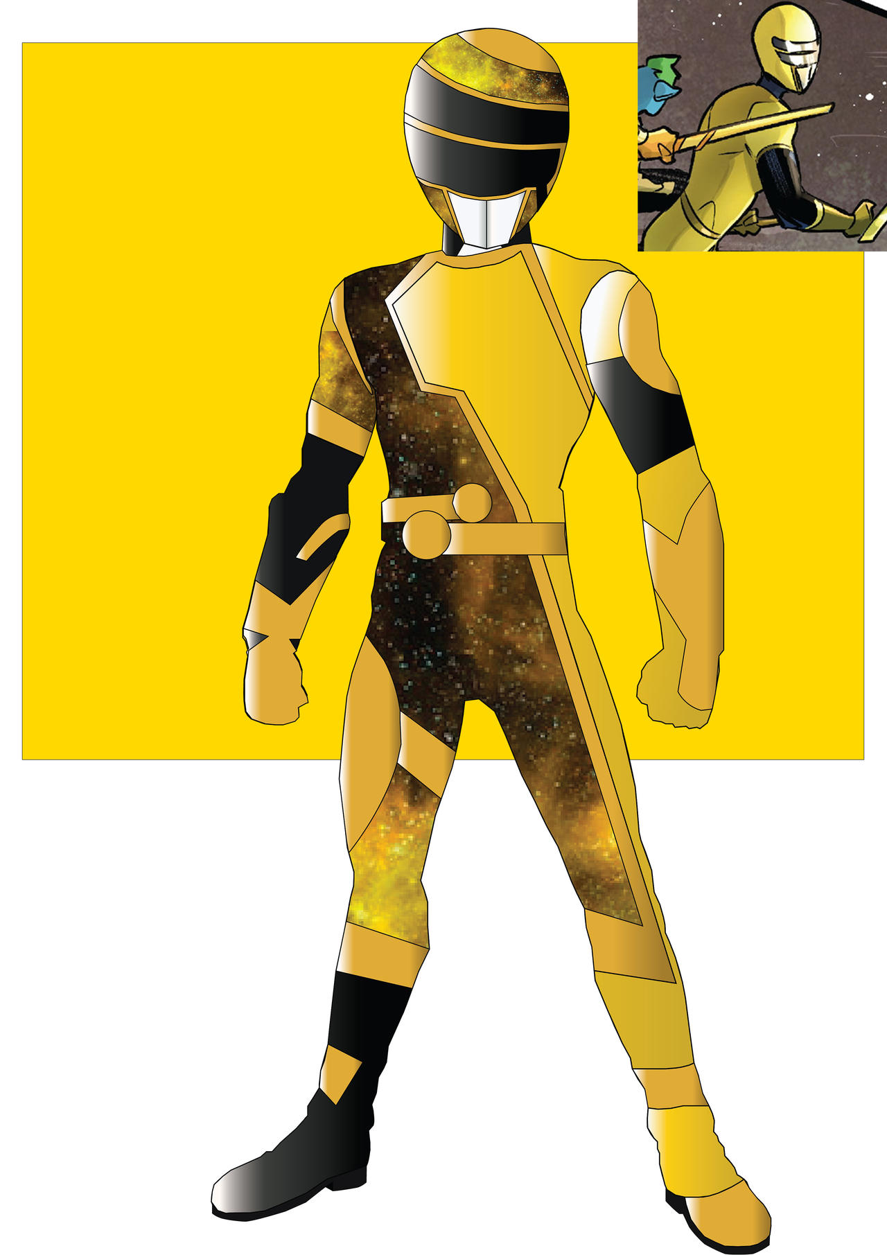 Yellow Solar Ranger (Male Version) by SuperStormRevolution on DeviantArt