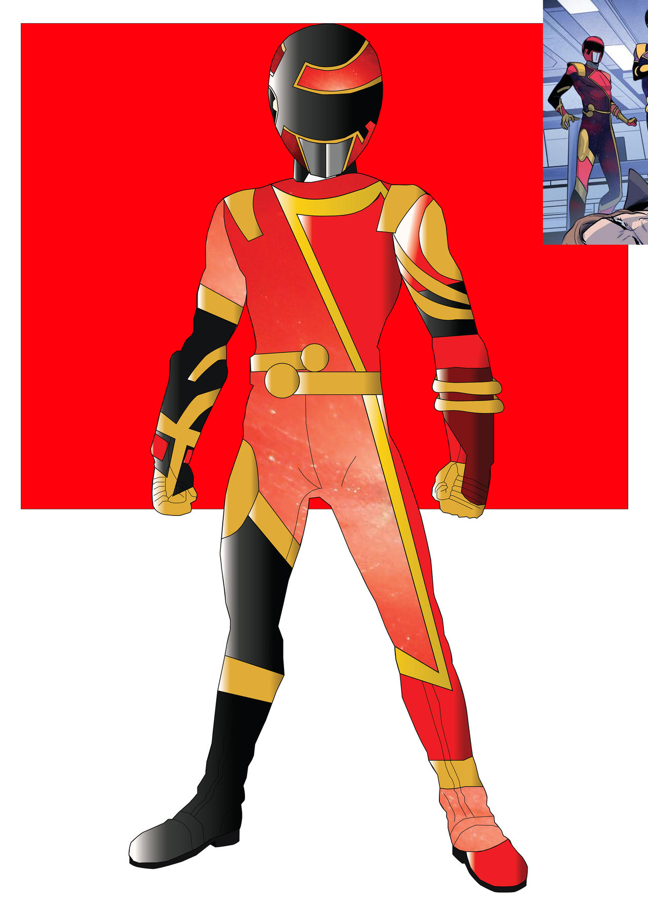 New Red Solar Ranger by SuperStormRevolution on DeviantArt