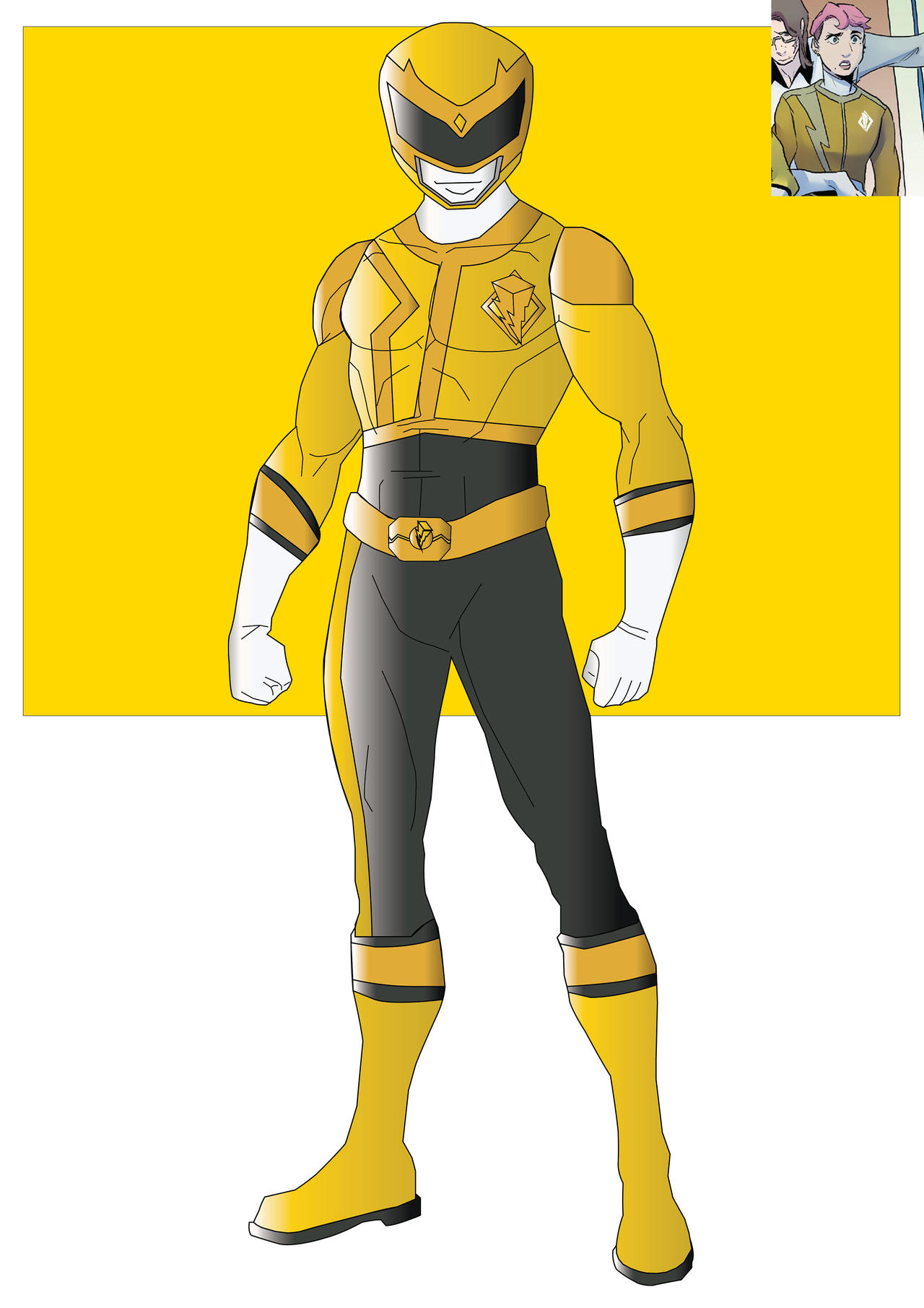 Yellow Junior Ranger (Male Version) by SuperStormRevolution on DeviantArt