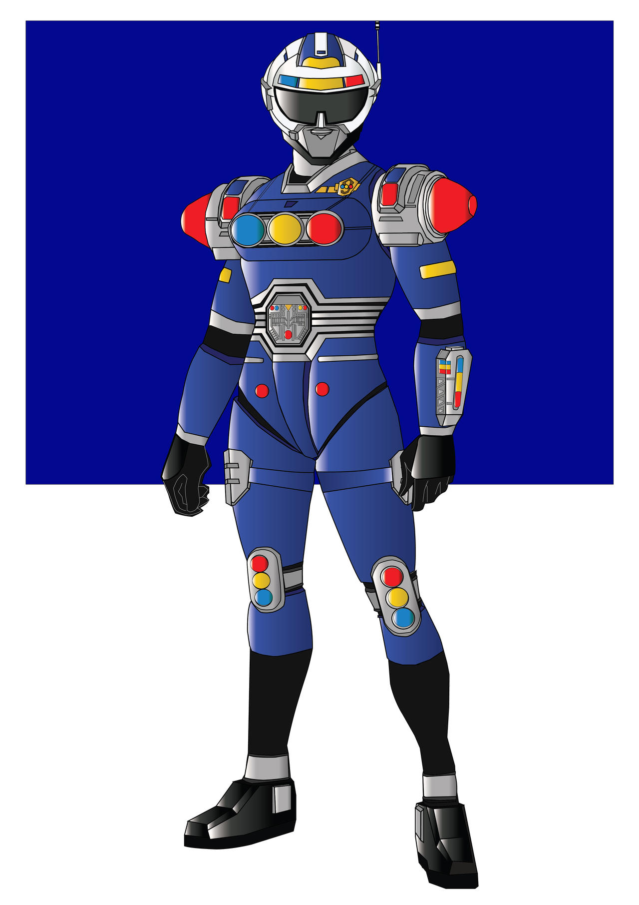 Blue Senturion by SuperStormRevolution on DeviantArt