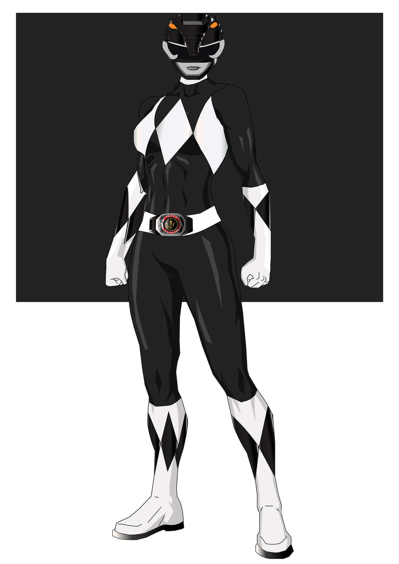 Black Ranger Deviantart Mighty Morphin Black Ranger (Opposite Gender) by SuperStormRevolution ...
