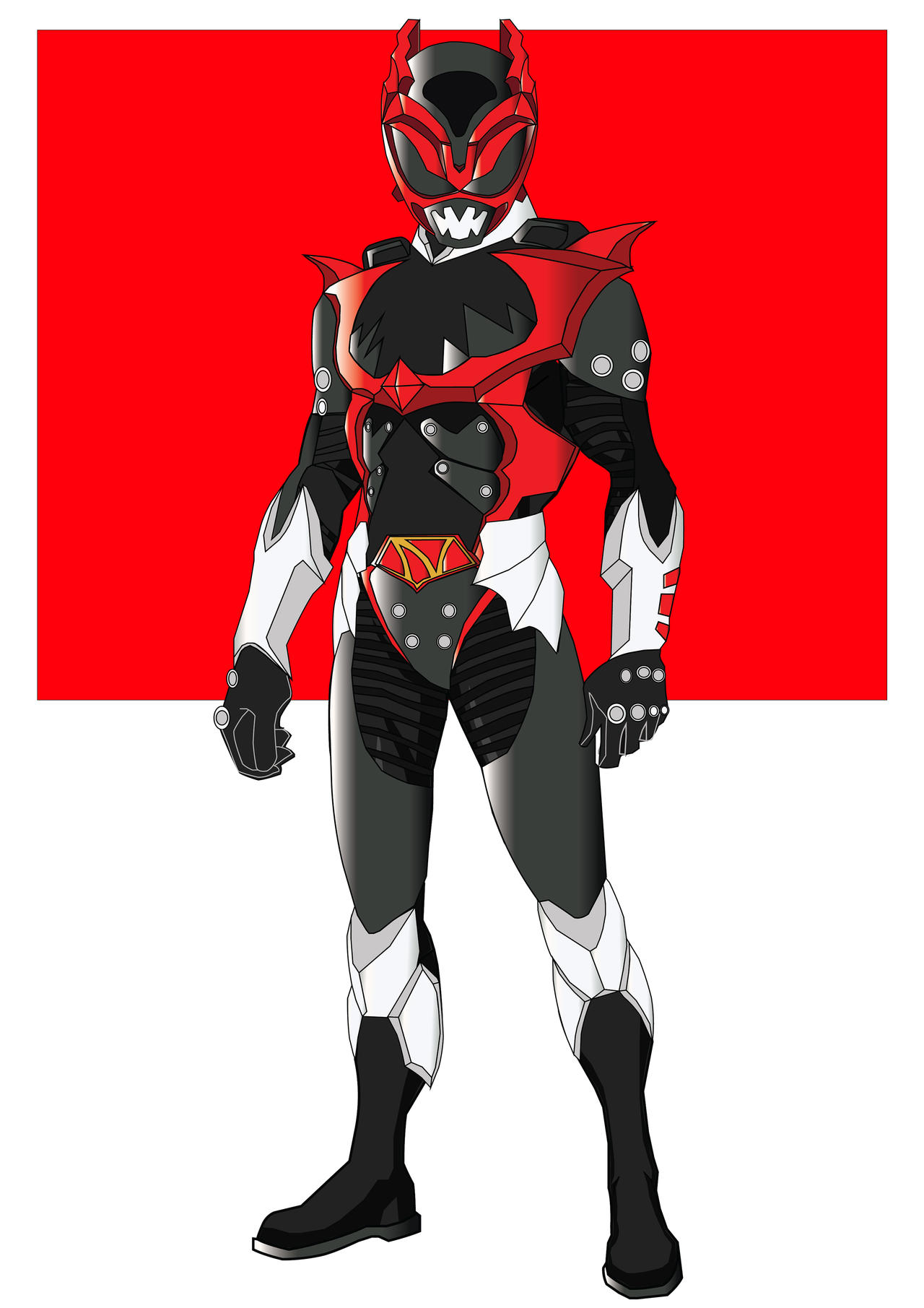 Red Psycho Ranger Psycho Red by SuperStormRevolution on DeviantArt