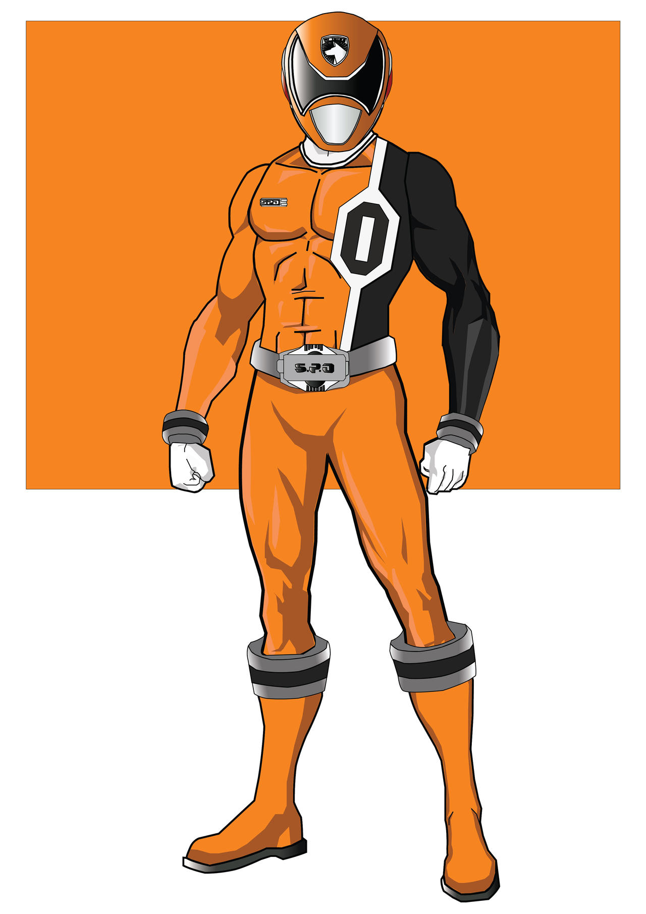 Orange Hair Ranger S.P.D. Orange Ranger by SuperStormRevolution on DeviantArt