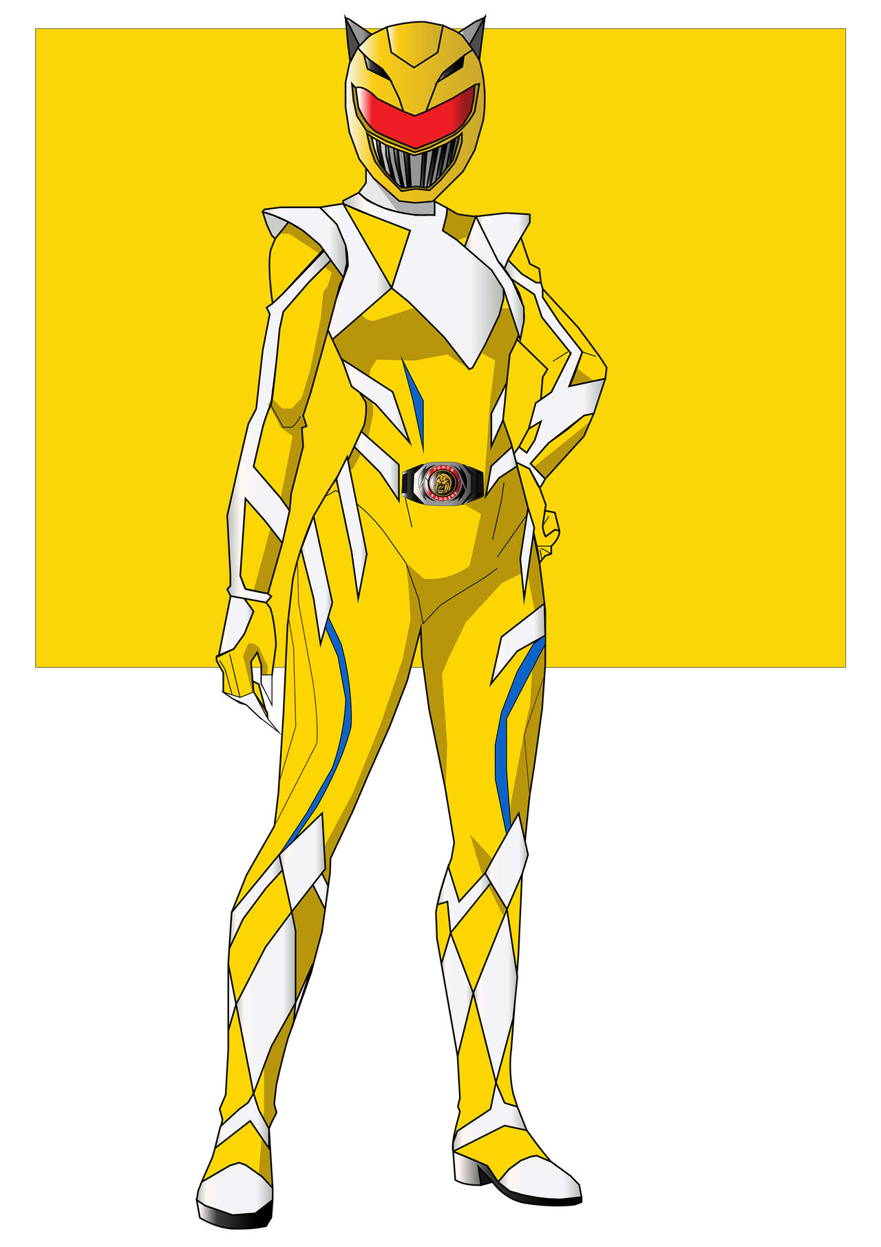 New Yellow Ranger Mighty Morphin Yellow Ranger The Return by SuperStormRevolution on ...