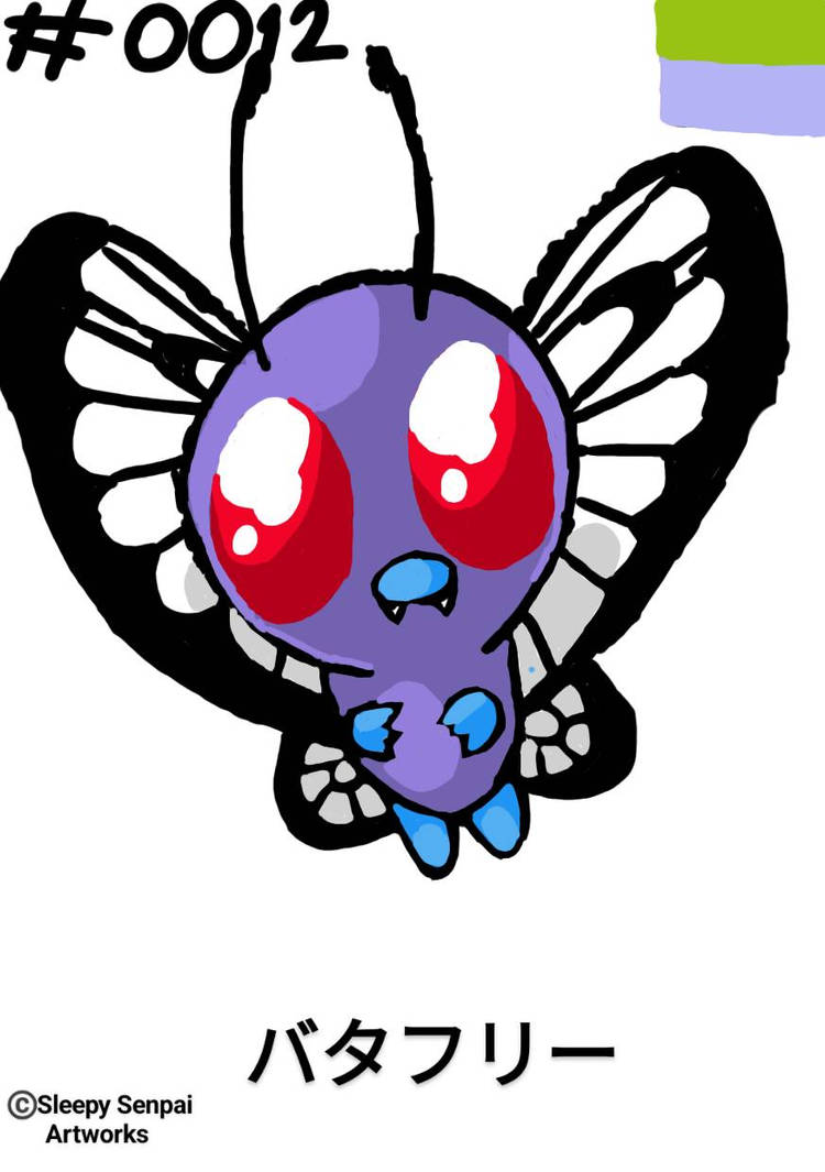 CHIBIMON: Butterfree by SleepySenpaiArtworks on DeviantArt