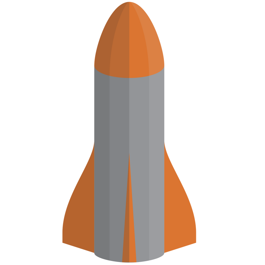 Stylized Rocket by Dr-Noobalator on DeviantArt